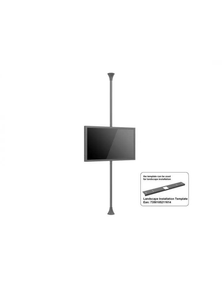 MULTIBRACKETS 3106 Montage du sol au plafond avec cadre de protection Multibrackets Pro Series Enclosure 55'' Floor to Ceiling 