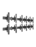 MULTIBRACKETS 5006 Wandhalterung Multibrackets Wallmount Pro MBW3X2U Push In Pop Out Black - 6 Bildschirme 32 -65  VESA Max 60