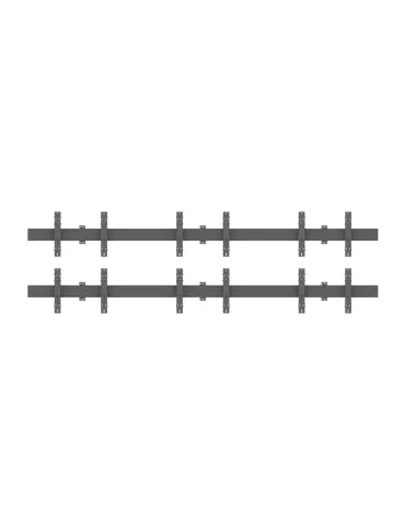 MULTIBRACKETS 5006 Multisoportes de pared Wallmount Pro MBW3X2U Push In Pop Out Negro - 6 pantallas 32 -65  VESA Max 600x400 M 2