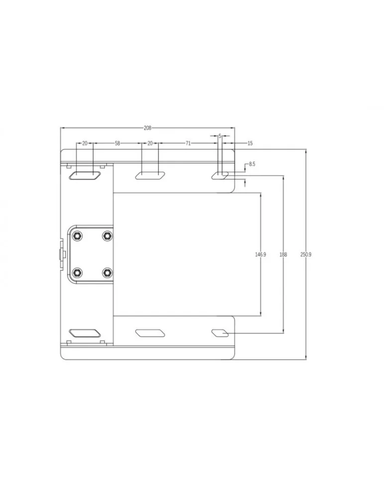 MULTIBRACKETS 6214 Wandarmhalter 180  Multibrackets Swing Arm 180 Degrees für 26 -47  Bildschirm - Max 25kg VESA MAX 400x400 M