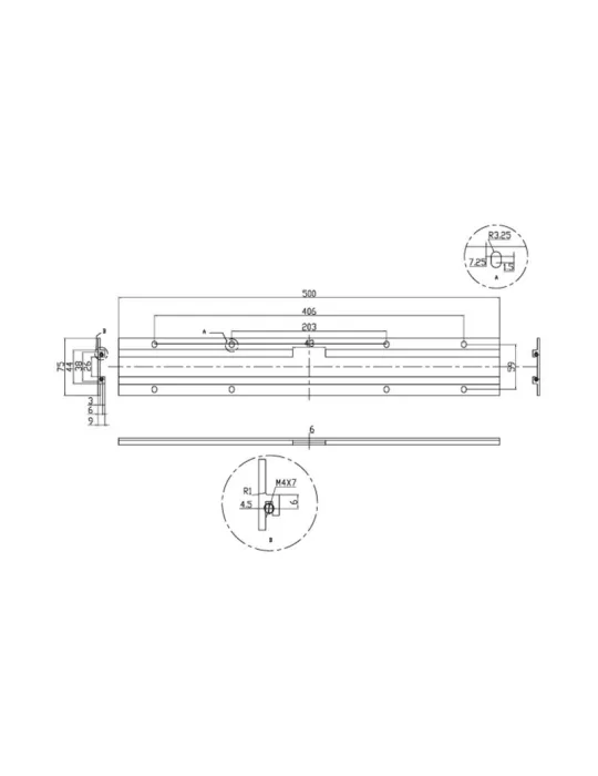 MULTIBRACKETS 2872 Support ultra mince  Wallmount Super Slim Black small pour ecran 26''-32''- pour moniteur 26" - 32" VESA 400