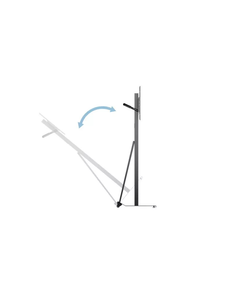 MULTIBRACKETS 0215 Support sur pied inclinable  M Tilt & Roll Floorstand Plus