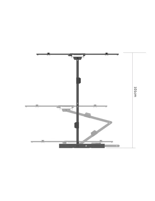 6539 Multibrackets Long Reach Arm 1010mm Ref   null MUL6539 | MusicGoodDeal