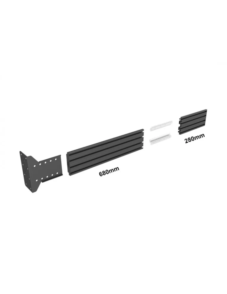 MULTIBRACKETS 7666 Multibrackets Series From Wall MBFW1U - 17-42  VESA Max screen 200x200 MULTIBRACKETS MUL7666 | MusicGoodDea