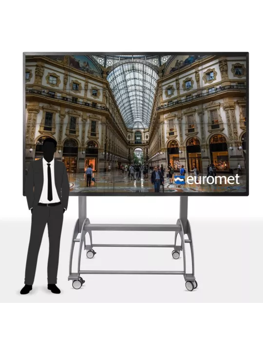 EUROMET 18916 Mobiler Ständer Euromet VOLTA PREMIUM VESA 800x400 Gewicht 200 kg max. EUROMET EUR18916 | MusicGoodDeal