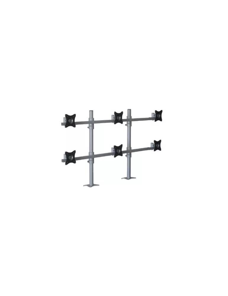 EDBAK SV16SB Rotating table stand SV16S (Silver) 6 screens 19  - 27 EDBAK EDBSV16SB | MusicGoodDeal