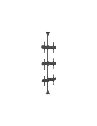 MULTIBRACKETS 3644 Soporte sol plafond Multibrackets Soporte de suelo a techo Pro MBFC3U - 3 pantallas 40 -65  VESA Max 600x40 2