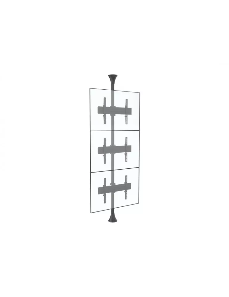 MULTIBRACKETS 3644 Support sol plafond Multibrackets Floor to Ceiling Mount Pro MBFC3U - 3 screens 40 -65  VESA Max 600x400 MU