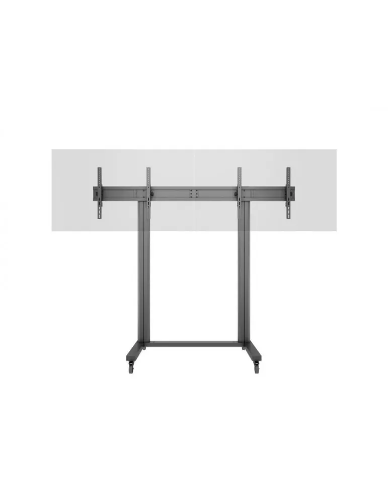 MULTIBRACKETS 3019 Mobiler Ständer Multibrackets Public Display Stand 210 Dual Black REF MULTIBRACKETS MUL3019 | MusicGoodDeal