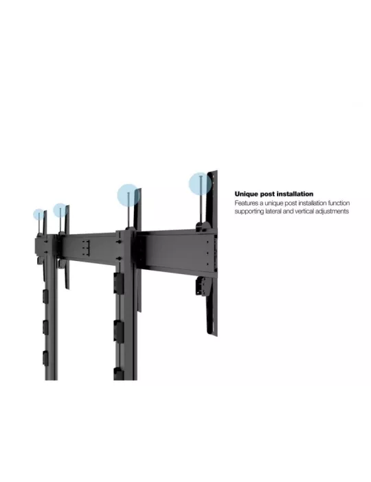 MULTIBRACKETS 3019 Support mobile Multibrackets Public Display Stand 210 Dual Black REF MULTIBRACKETS MUL3019 | MusicGoodDeal
