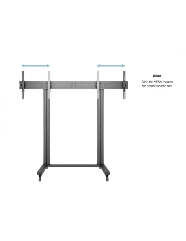 MULTIBRACKETS 3019 Soporte móvil Multibrackets Public Display Stand 210 Dual Negro REF MULTIBRACKETS MUL3019 | MusicGoodDeal
