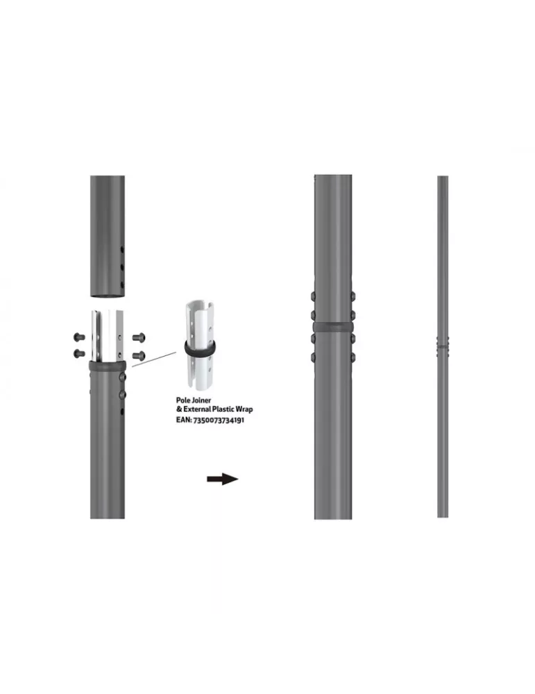 MULTIBRACKETS 6596 Support plafond Multibrackets Ceiling Mount Pro CCTV MBC1UX2 - écran VESA Max 200 MULTIBRACKETS MUL6596 | M