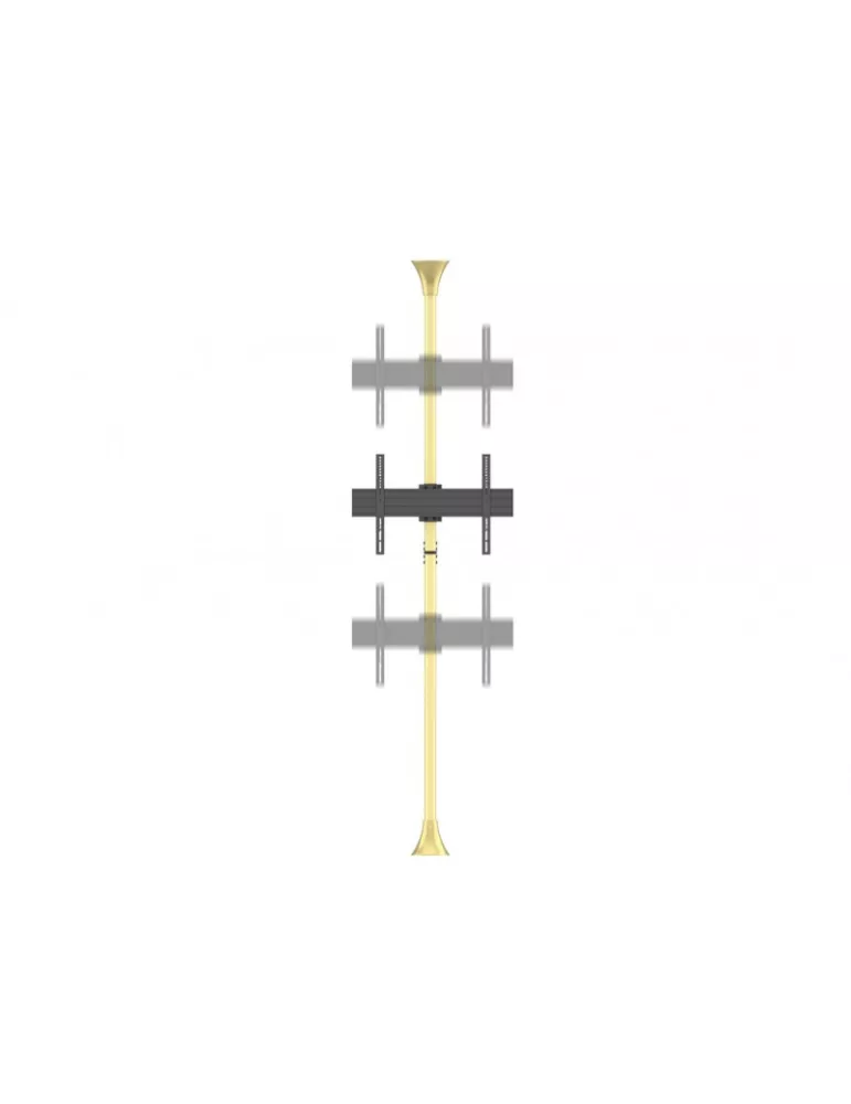 MULTIBRACKETS 5709 Support sol plafond Multibrackets Floor to Ceiling Mount Pro MBFC1U Brass - screen 40 -65  VESA Max 600x400