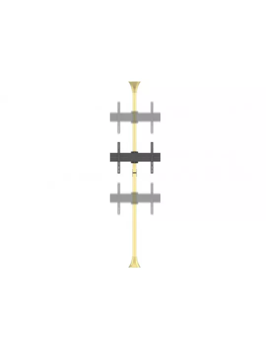 MULTIBRACKETS 5709 Soporte sol plafond Multibrackets Soporte de suelo a techo Pro MBFC1U Latón - Pantalla 40 -65  VESA Max 600