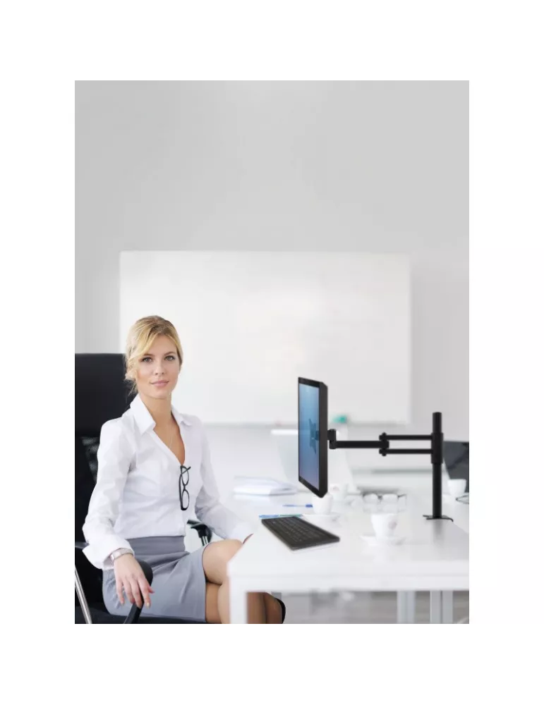 EDBAK SV04CB Support de table articulé  SV04 (Noir) Ecran 19" - 27"