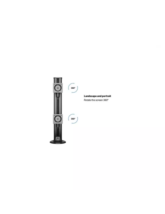 MULTIBRACKETS 8621 Rotating table stand Multibrackets Grommet Base HD - 2 screens 32 -50  VESA Max 100x100 MULTIBRACKETS MUL86