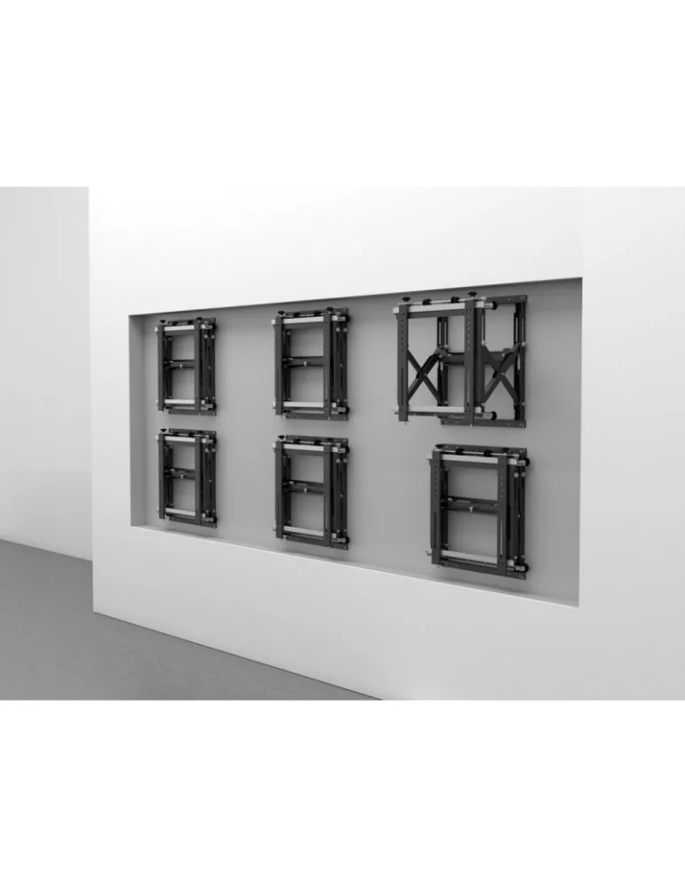 MULTIBRACKETS 0568 Support mural Multibrackets Public Video Wall Mount Push HD - écran 40  - 75  VESA Max 600x400 MULTIBRACKET