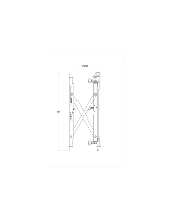 MULTIBRACKETS 0568 Support mural Multibrackets Public VideoWall Mount Push HD - 40"-75" REF: