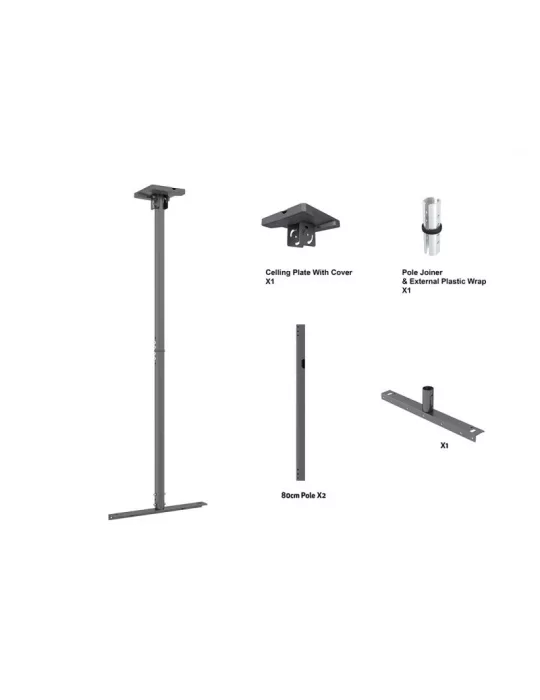 MULTIBRACKETS 1577 Support plafond Multibrackets Enclosure Ceiling Kit 49 -65  Black MULTIBRACKETS MUL1577 | MusicGoodDeal