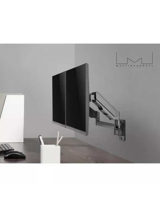 MULTIBRACKETS 0037 Gelenkige Tischhalterung Multibrackets Monitormount Wall Basic Dual - 2 Bildschirme von 17  - 32  VESA Max