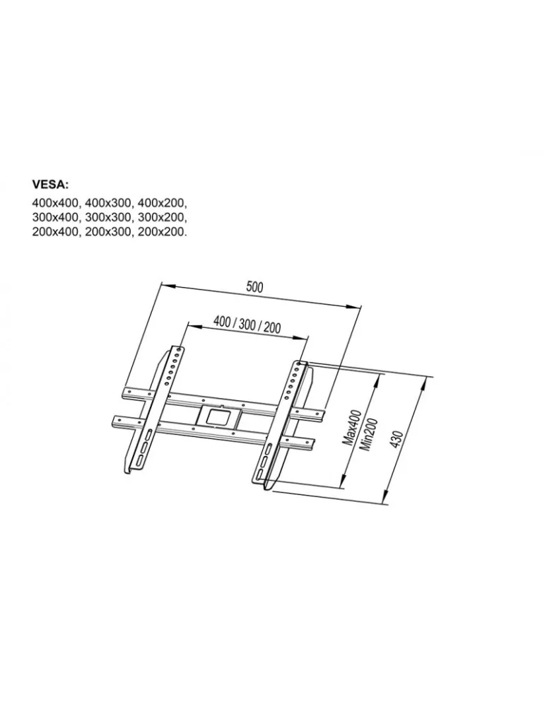 MULTIBRACKETS 5193 VESA Multibrackets Kiosk White adapter - 15 -32  VESA Max screen 200x200 MULTIBRACKETS MUL5193 | MusicGoodD