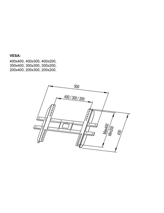 MULTIBRACKETS 5193 VESA Multibrackets Kiosk White adapter - 15 -32  VESA Max screen 200x200 MULTIBRACKETS MUL5193 | MusicGoodD
