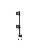 EDBAK SV08CB Support de table rotatif  SV08 (Noir) 2 écrans 19" - 27"