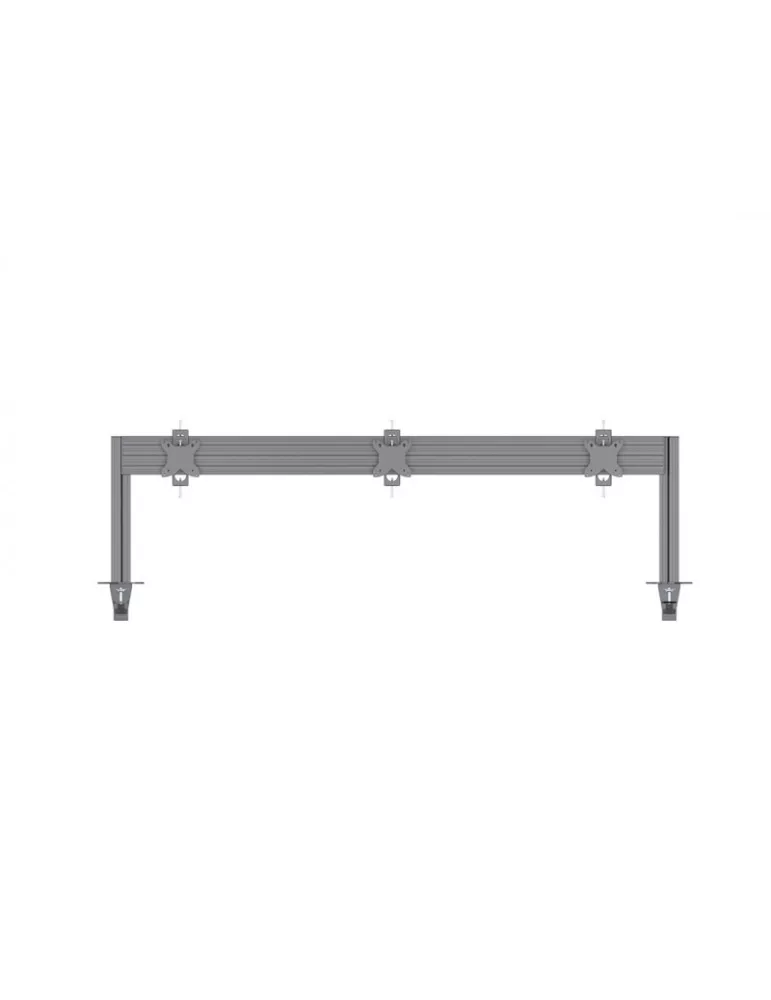 MULTIBRACKETS 5957 Support de table Multibrackets Deskmount Colonne Pro 3x1 MBDM3x1U - 3 écrans 32" VESA Max 100x100