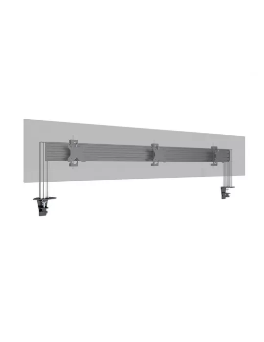 MULTIBRACKETS 5957 Support de table Multibrackets Deskmount Colonne Pro 3x1 MBDM3x1U - 3 écrans 32" VESA Max 100x100