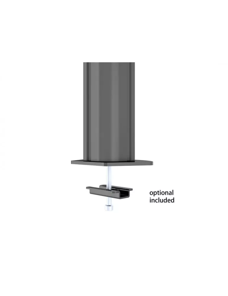 MULTIBRACKETS 5957 Support de table Multibrackets Deskmount Colonne Pro 3x1 MBDM3x1U - 3 écrans 32" VESA Max 100x100
