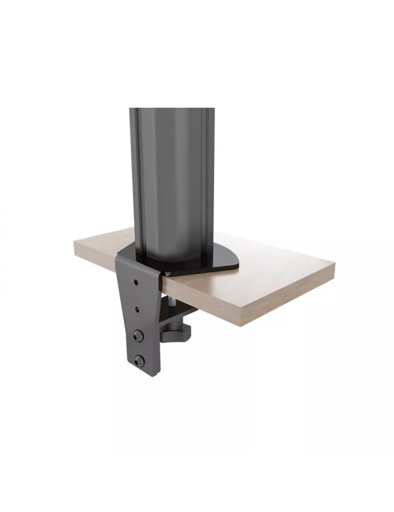 MULTIBRACKETS 5957 Support de table Multibrackets Deskmount Colonne Pro 3x1 MBDM3x1U - 3 écrans 32" VESA Max 100x100