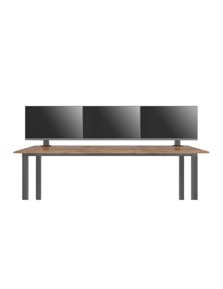 MULTIBRACKETS 5957 Soporte de mesa Multibrackets Columna de sobremesa Pro 3x1 MBDM3x1U - 3 pantallas 32  VESA Max 100x100 MULT
