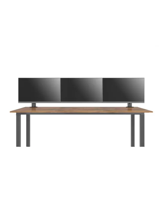 MULTIBRACKETS 5957 Support de table Multibrackets Deskmount Colonne Pro 3x1 MBDM3x1U - 3 écrans 32" VESA Max 100x100