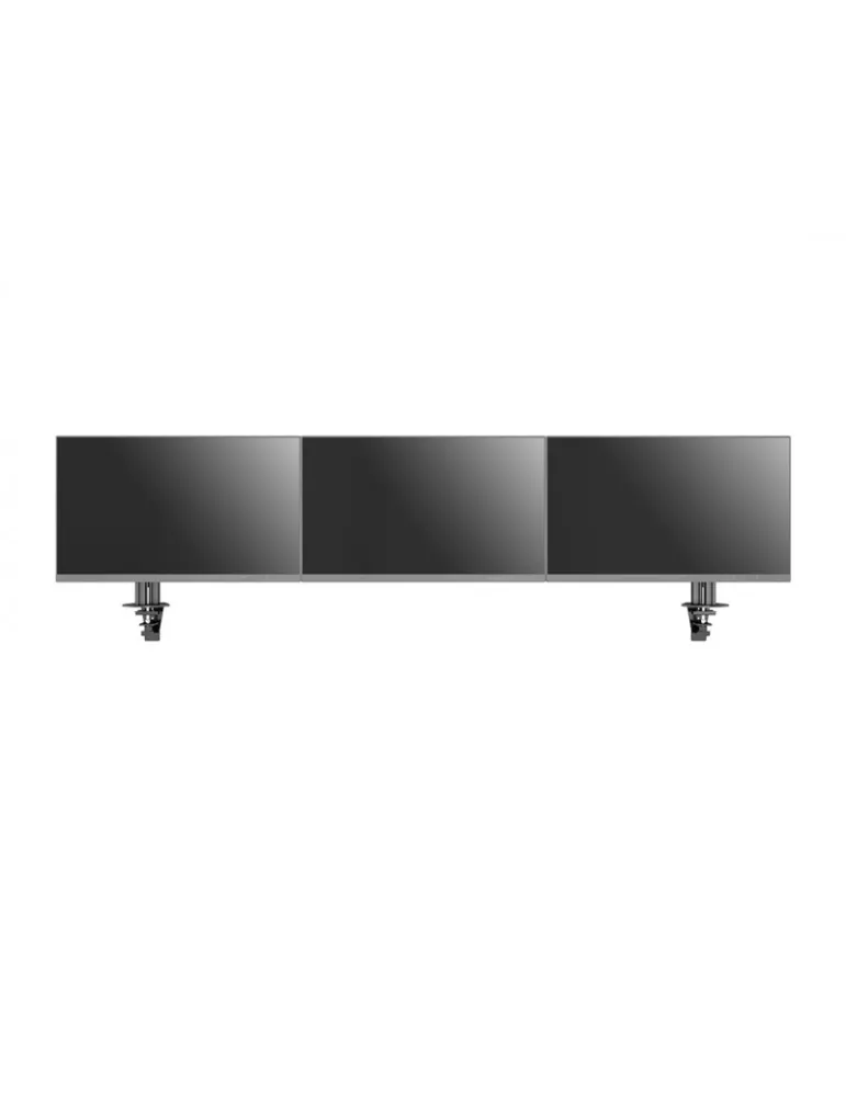 MULTIBRACKETS 5957 Support de table Multibrackets Deskmount Colonne Pro 3x1 MBDM3x1U - 3 écrans 32" VESA Max 100x100