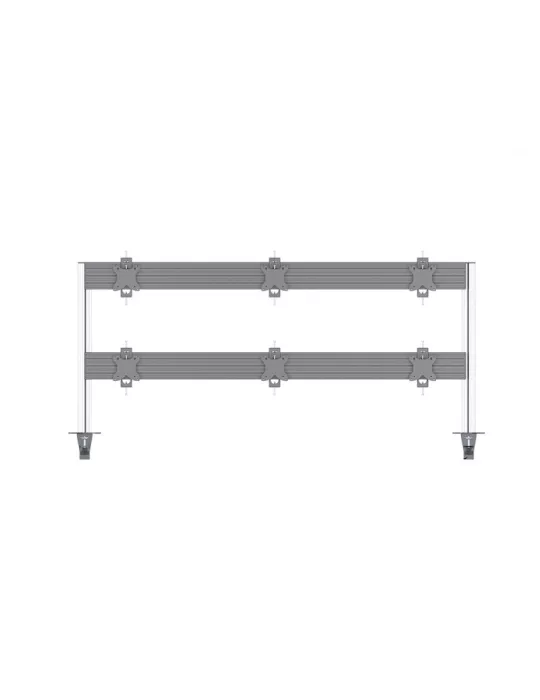 MULTIBRACKETS 5551 Support table 6 ecrans  Deskmount Column Pro 3x2 MBDM3x2U REF: