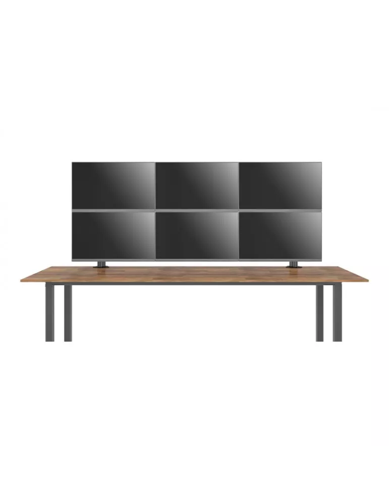 MULTIBRACKETS 5551 Support table 6 ecrans  Deskmount Column Pro 3x2 MBDM3x2U REF: