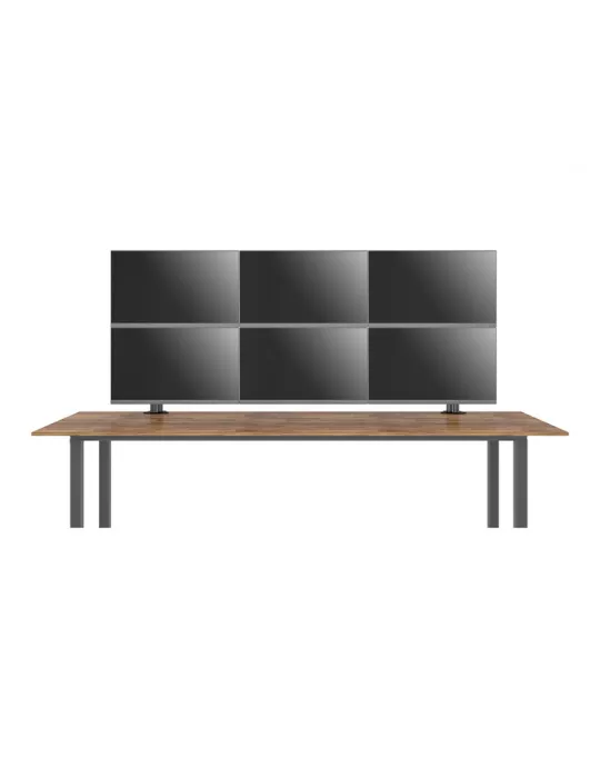 MULTIBRACKETS 5551 6-screen table stand Deskmount Column Pro 3x2 MBDM3x2U REF  MULTIBRACKETS MUL5551 | MusicGoodDeal