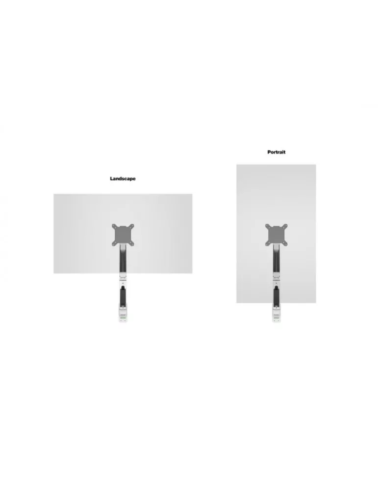 MULTIBRACKETS 1034 Support de table Multibrackets Gas Lift Arm Wall Single pour écran 15"- 32" Charge 10Kg Vesa Max 100x100