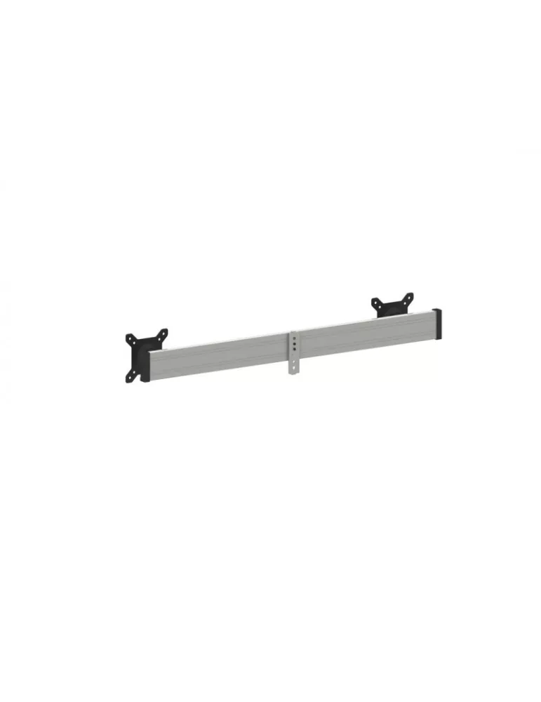 MULTIBRACKETS 6344 Bildschirmständer Multibrackets Public Display Stand Dual Screen Mount Silber - 2 Bildschirme 15 -32  VESA