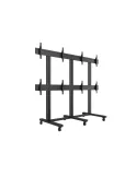 MULTIBRACKETS 7192 Support sol mobile Multibrackets Public Video Wall Stand - 4 screens 65 -75  VESA Max 800x400 MULTIBRACKETS