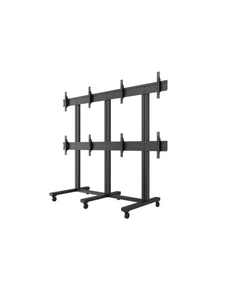 MULTIBRACKETS 7192 Soporte sol móvil Multibrackets Public Video Wall Stand - 4 pantallas 65 -75  VESA Max 800x400 MULTIBRACKET