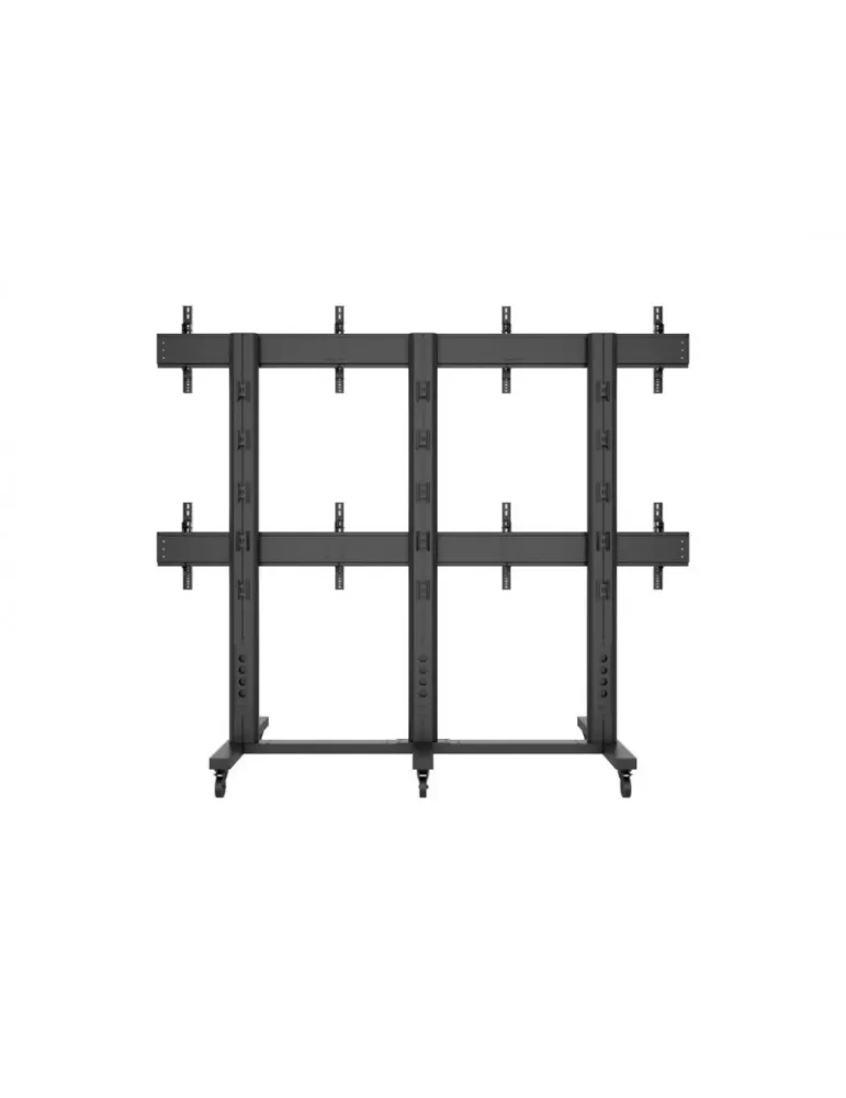 MULTIBRACKETS 7192 Mobiler Bodenständer Multibrackets Public Video Wall Stand - 4 Bildschirme 65 -75  VESA Max 800x400 MULTIBR
