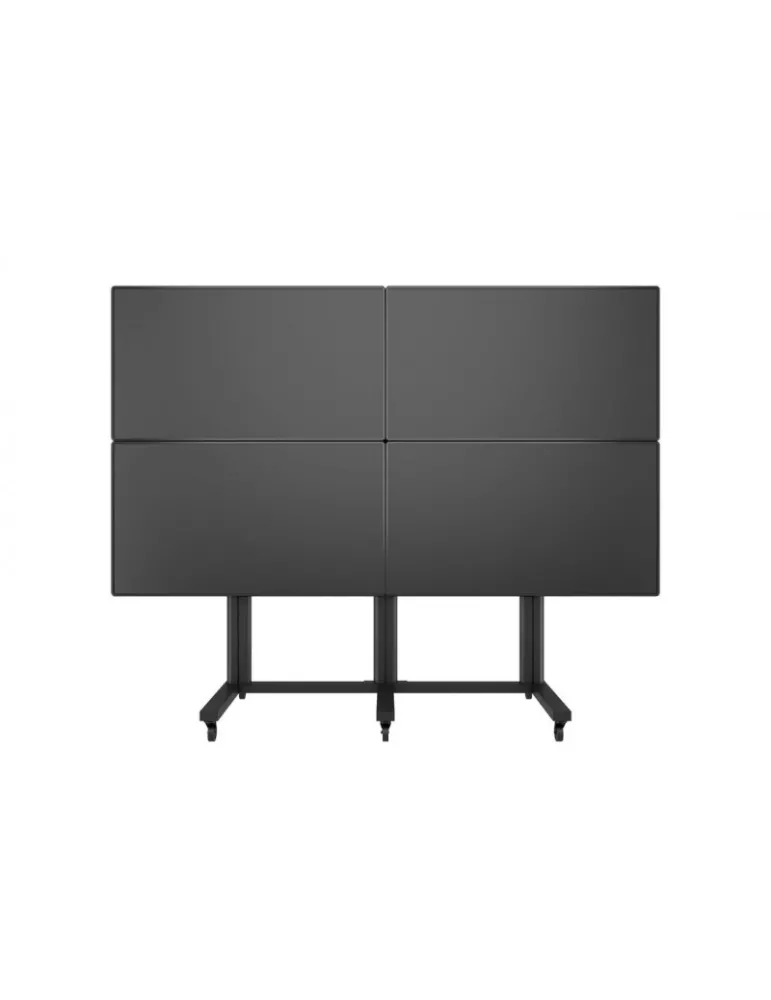 MULTIBRACKETS 7192 Soporte sol móvil Multibrackets Public Video Wall Stand - 4 pantallas 65 -75  VESA Max 800x400 MULTIBRACKET