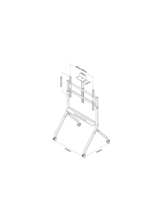 MULTIBRACKETS 6763 Mobile Collaboration Floorstand 55  -86   REF  MULTIBRACKETS MUL6763 | MusicGoodDeal