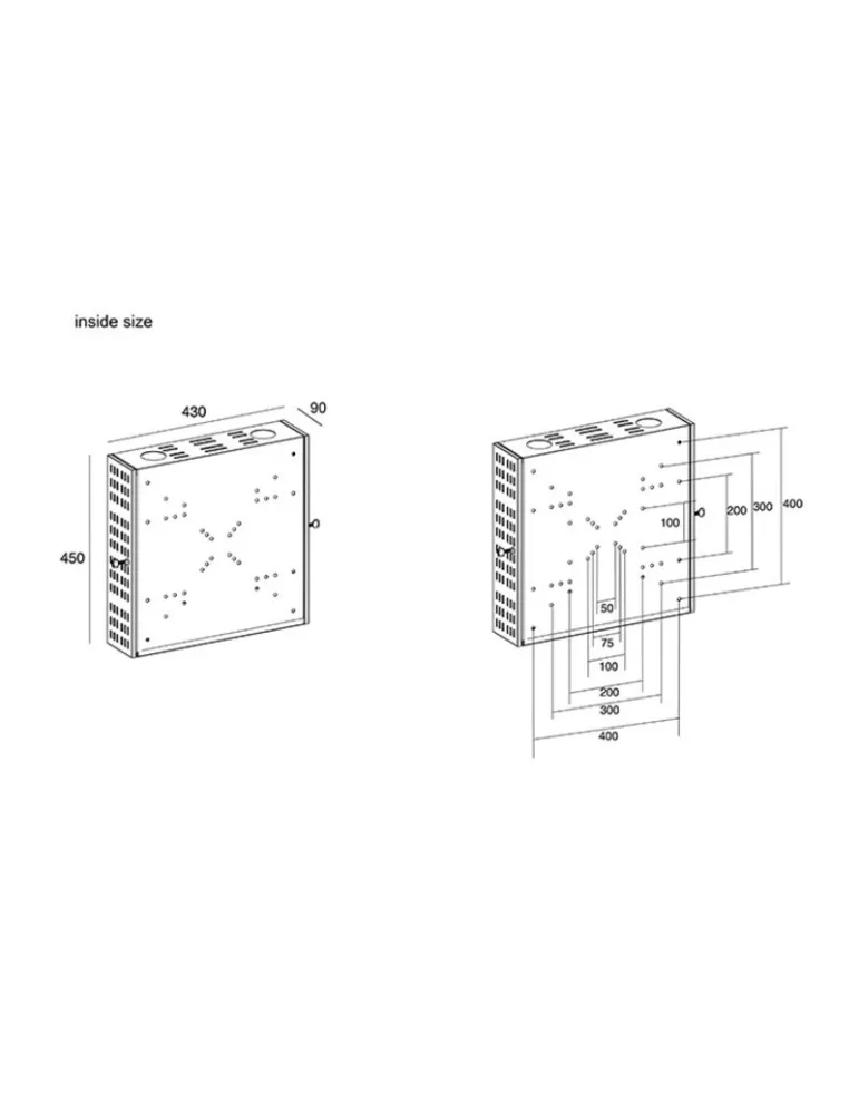 MULTIBRACKETS 1046 Multibrackets Digital Signage Box II MULTIBRACKETS MUL1046 | MusicGoodDeal