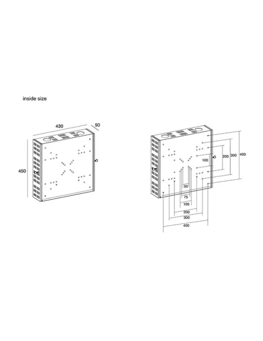 MULTIBRACKETS 1046 Caisson sécurisé Multibrackets Digital Signage Box II