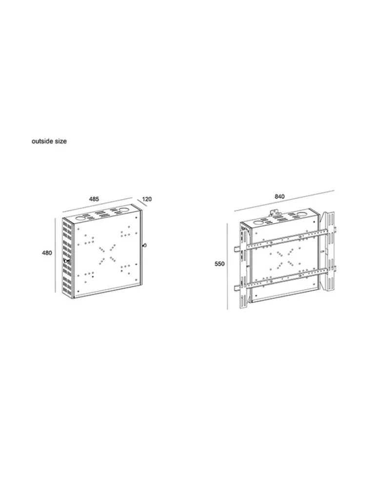 MULTIBRACKETS 1046 Caisson sécurisé Multibrackets Digital Signage Box II