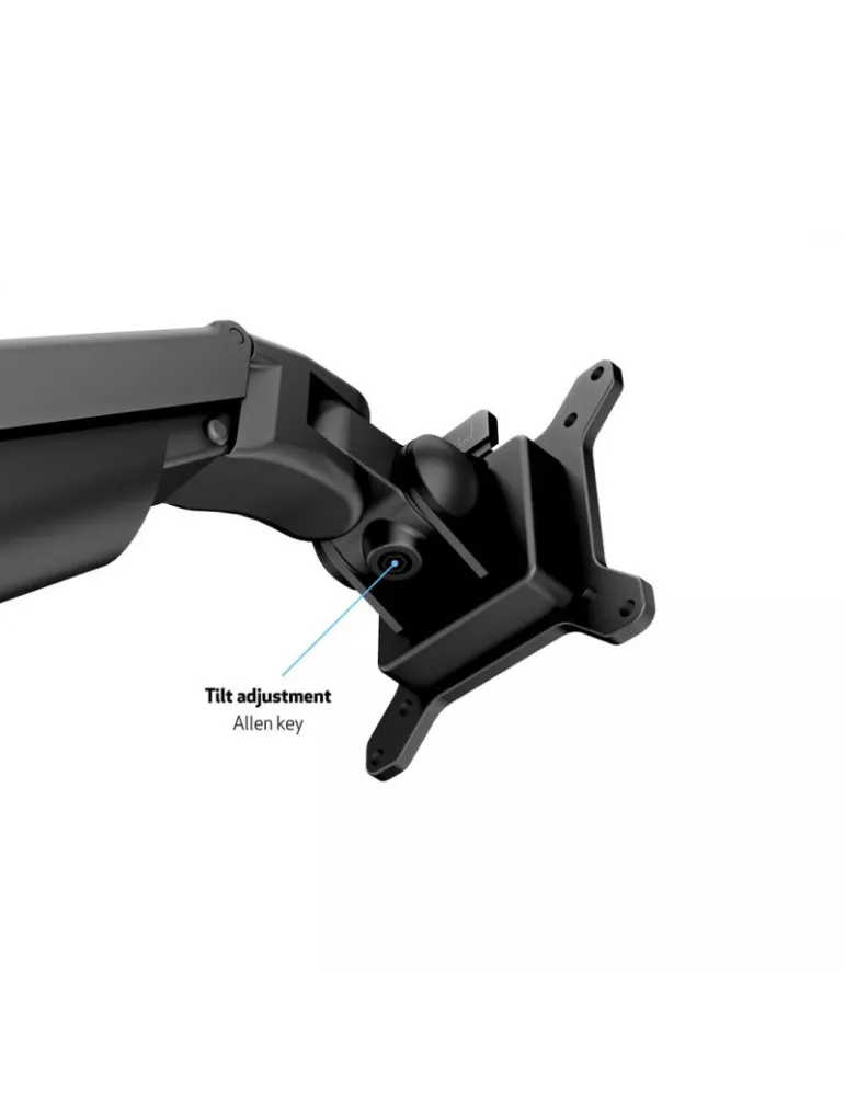 MULTIBRACKETS 7204 Support de table articulé Multibrackets M VESA Gas Lift Arm Dual - 2 écrans de 15"- 32" VESA Max 100x100