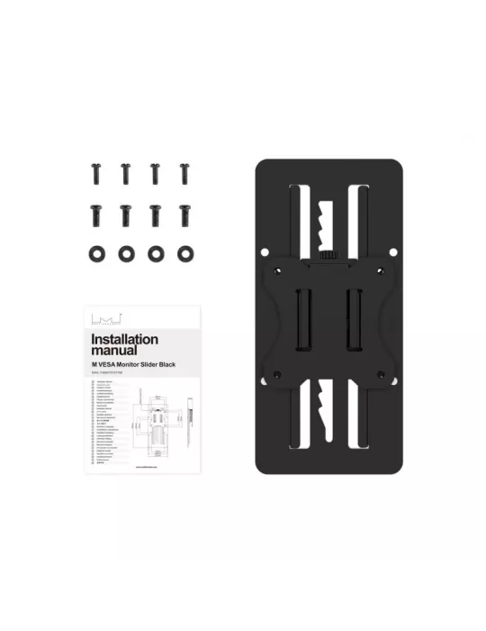 MULTIBRACKETS 7796 VESA extension for table mount Multibrackets VESA Monitor Slider Black 13  - 27  screen Load 8 kg MULTIBRAC