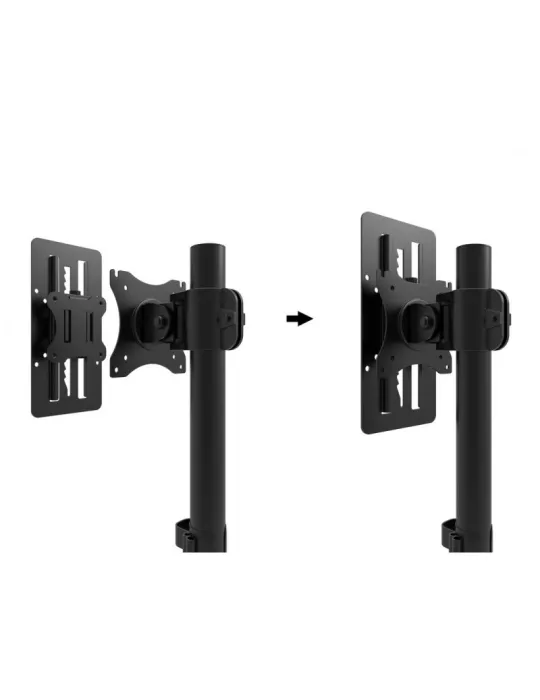 MULTIBRACKETS 7796 Extensión VESA para soporte de mesa Multibrackets VESA Monitor Slider Negro Pantalla 13  - 27  Carga 8 kg M